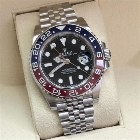 rolex gmt pepsi lünette|Rolex Pepsi 2023 retail price.